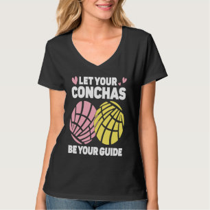 Latijns Mexicaans zoete broodconchas vrouw Concha T-shirt