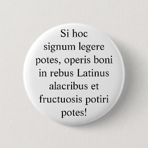 Latijnse Button