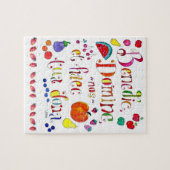 Latijnse Hoogheid Grace Prayer - Bless Us O Lord Legpuzzel (Horizontaal)