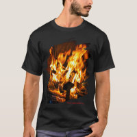 Latijnse spreuk t-shirt met mooie open haard