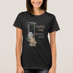 Latijnse Spreuken - Tempus Fugit Memento Mori T-shirt