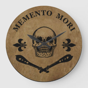 Latijnse uitdrukking - grijp de dag - Memento Mori Grote Klok