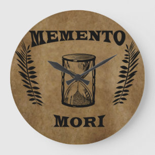 Latijnse uitdrukking - grijp de dag - Memento Mori Grote Klok