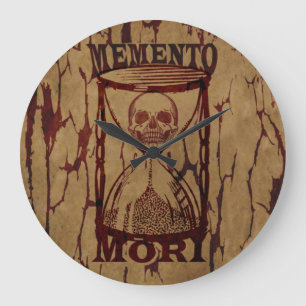 Latijnse uitdrukking - grijp de dag - Memento Mori Grote Klok
