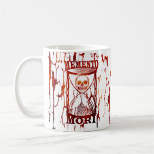 Latijnse uitdrukking - grijp de dag - Memento Mori Koffiemok