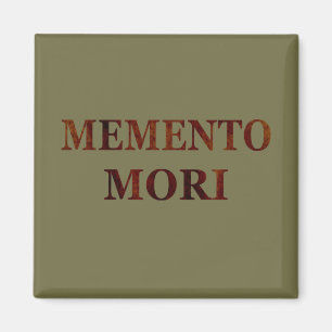 Latijnse uitdrukking - Grijp de dag - Memento Mori Magneet