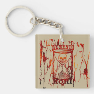 Latijnse uitdrukking - Grijp de dag - Memento Mori Sleutelhanger