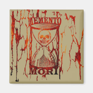 Latijnse uitdrukking - Pak de dag - Memento Mori S Magneet