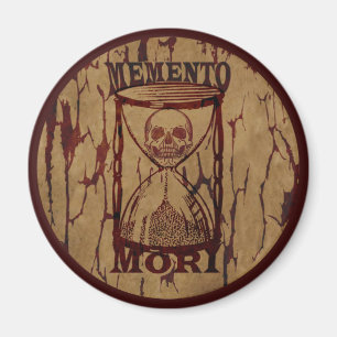 Latijnse uitdrukking - Pak de dag - Memento Mori S Magneet