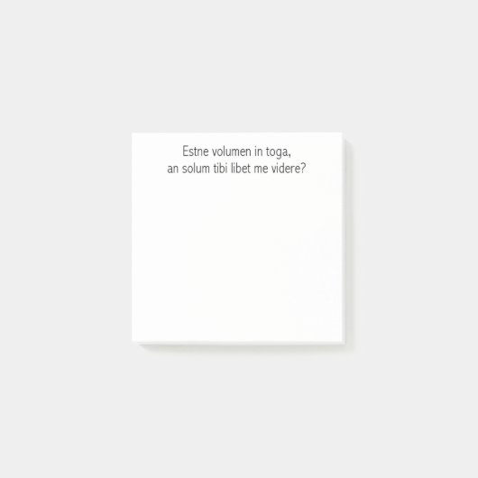 latin advertentie post-it® notes (Voorkant)