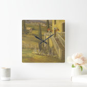 Latin Calm II Vierkante Klok (Huis)