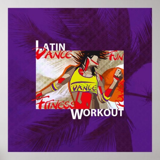 LATIN DANCE WORKOUT - Poster (Voorkant)