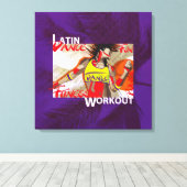 LATIN DANCE WORKOUT - Toile imprimée (Insitu (Plancher de Bois))