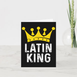 Latin King - Latin Dance Dancing Gift voor Ballroo Kaart