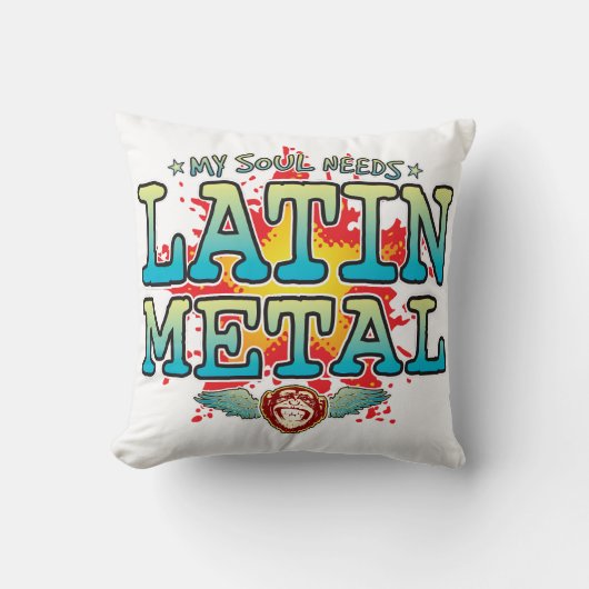Latin Metal Soul Cushion Kussen (Voorkant)