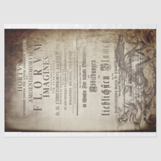 Latin scrollwork tissuepapier