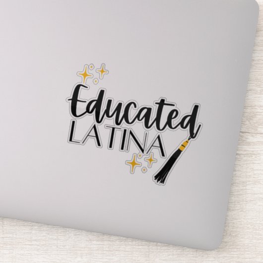 Latina Éduquée Avec Étoiles Et Sticker Tassel (Détail)