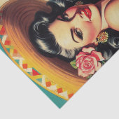  Latina schilderij Tissuepapier (Detail)