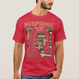 Latina Woman Art Hispanic Heritage Month T-shirt