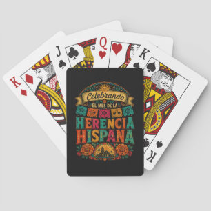 Latino Cultuurviering Hispanic Heritage Month Pokerkaarten
