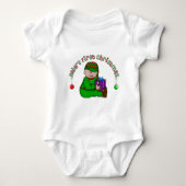 Latino Elf Baby 1e kerst Romper (Voorkant)