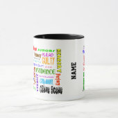 Latino Mots juridiques et termes de loi Mug (Centre)