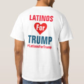Latino pour le T-shirt d'atout (Dos)