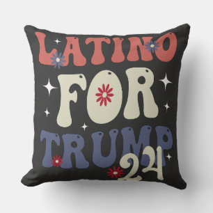 Latino Voor Trump 2024 Cinco De Mayo Mexicaans Cad Kussen