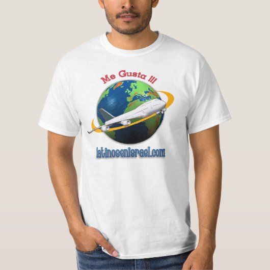 Latinos En Israel T-shirt (Voorkant)