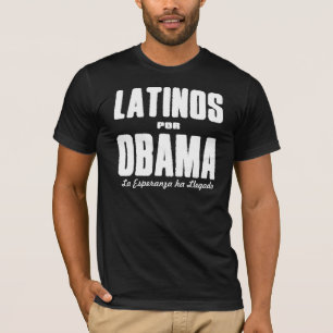 Latinos Por Obama 2 T-shirt