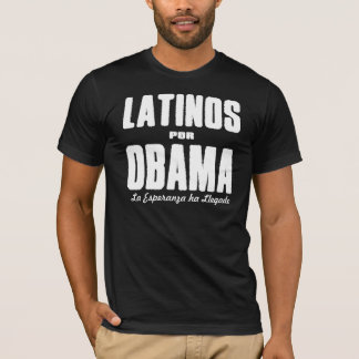 Latinos Por Obama 2 T-shirt