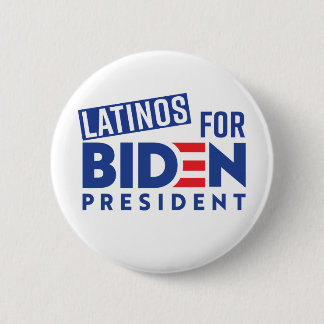 Latino's voor Joe Biden Round Button