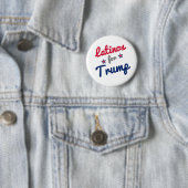 Latino's voor Trump 2016 Ronde Button 5,7 Cm (In situ)