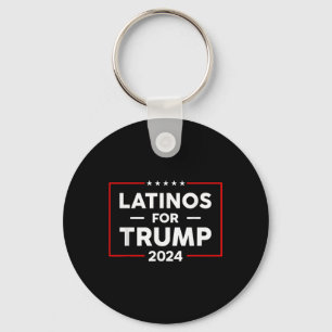 Latino's voor Trump 2024 Sleutelhanger
