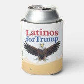 Latino's voor Trump - Desert Eagle Blikjeskoeler (Blikje Achterkant)