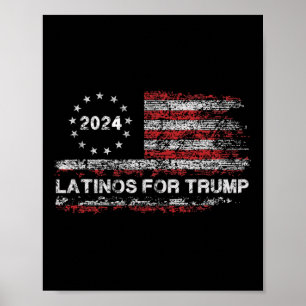 Latino's Voor Trump - President Verkiezing Trump V Poster