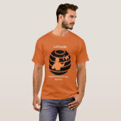 Latitude Explorer Texas Oranje T-shirt (Voorkant volledig)
