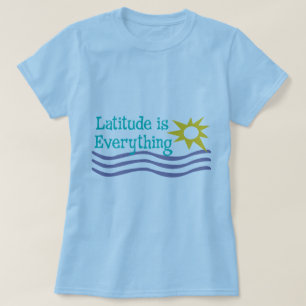 Latitude is Alles strand shirt