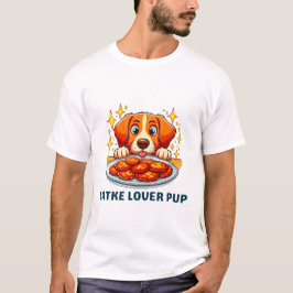 Latke Lover Pup T-shirt