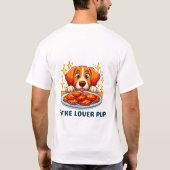 Latke Lover Pup T-shirt (Achterkant)