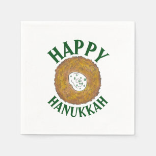 Latkes Happy Hanukkah Chanukah Joodse Feestdagen Servet