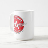 L'atlas a gesticulé la tasse de café du (Devant gauche)