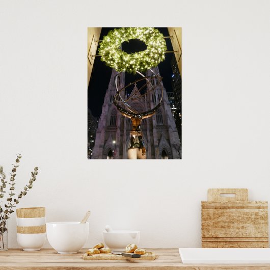 L'Atlas et la Cathédrale Saint Patrick - affiche d (Cuisine)