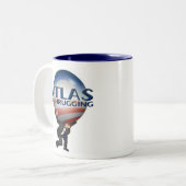 L'atlas gesticule la tasse (Devant gauche)