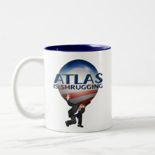 L'atlas gesticule la tasse