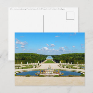 Latona-fontein en Grande Perspective, Versailles Briefkaart