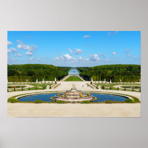 Latona-fontein en Grande Perspective, Versailles Poster