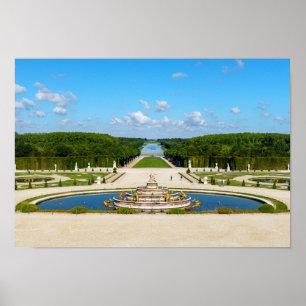 Latona Fountain en Grande Perspective, Versailles Poster