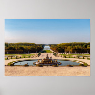 Latona Fountain en Grande Perspective, Versailles Poster