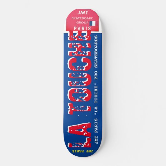 LATOUCHE JMT PARIJS 8 1/4" Skateboard Deck (Voorkant)